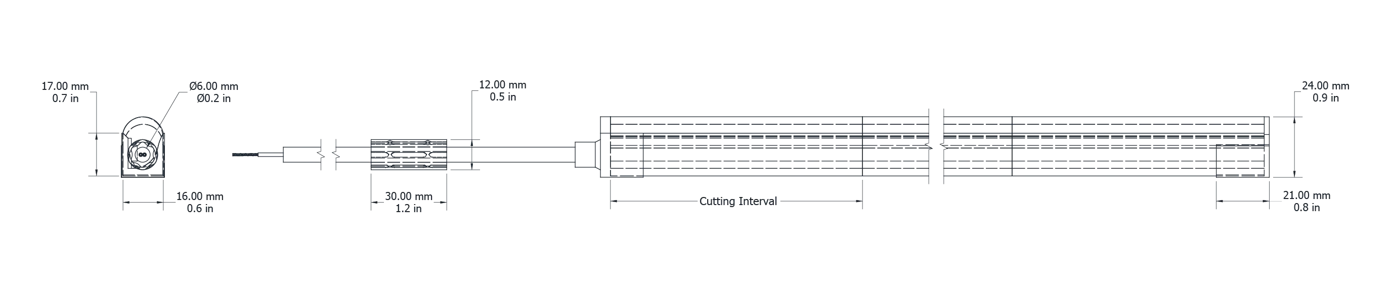 Drawing Image for Ultimo Neon 16 Domed SV 