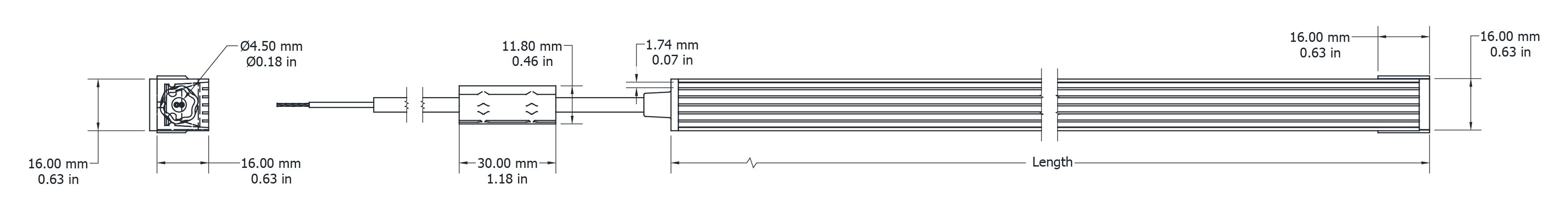 Drawing Image for Ultimo Neon 16 Anti-Glare Line SV 