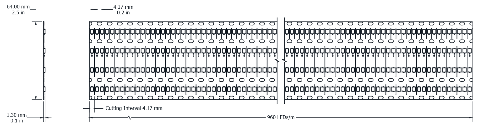 Drawing Image for Quadruple Line Solo 240 IP54