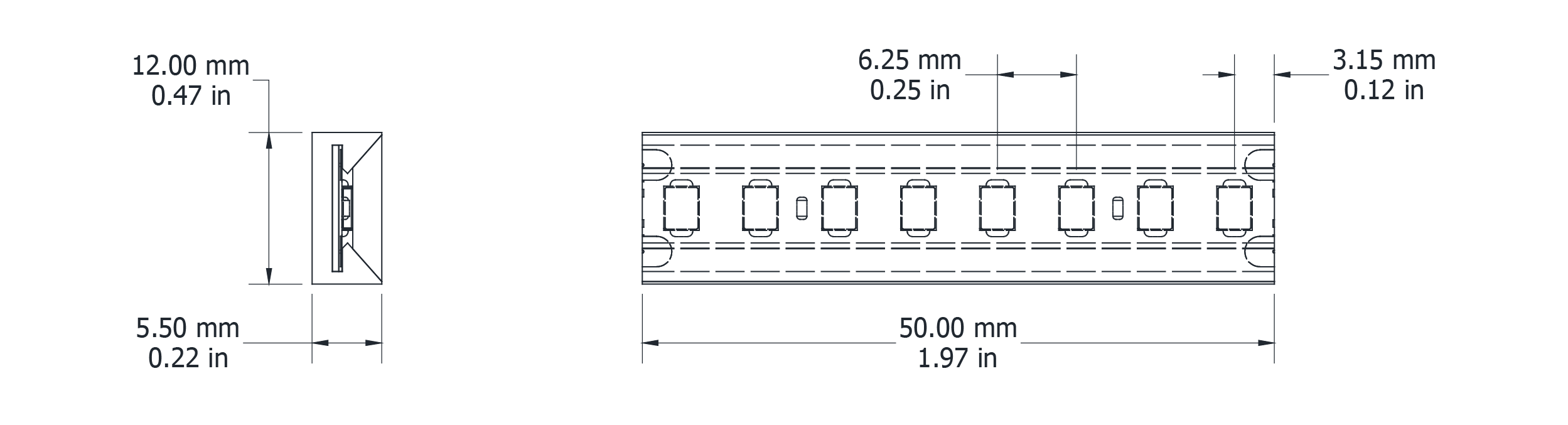 Drawing Image for Lumen Line 160 IP67