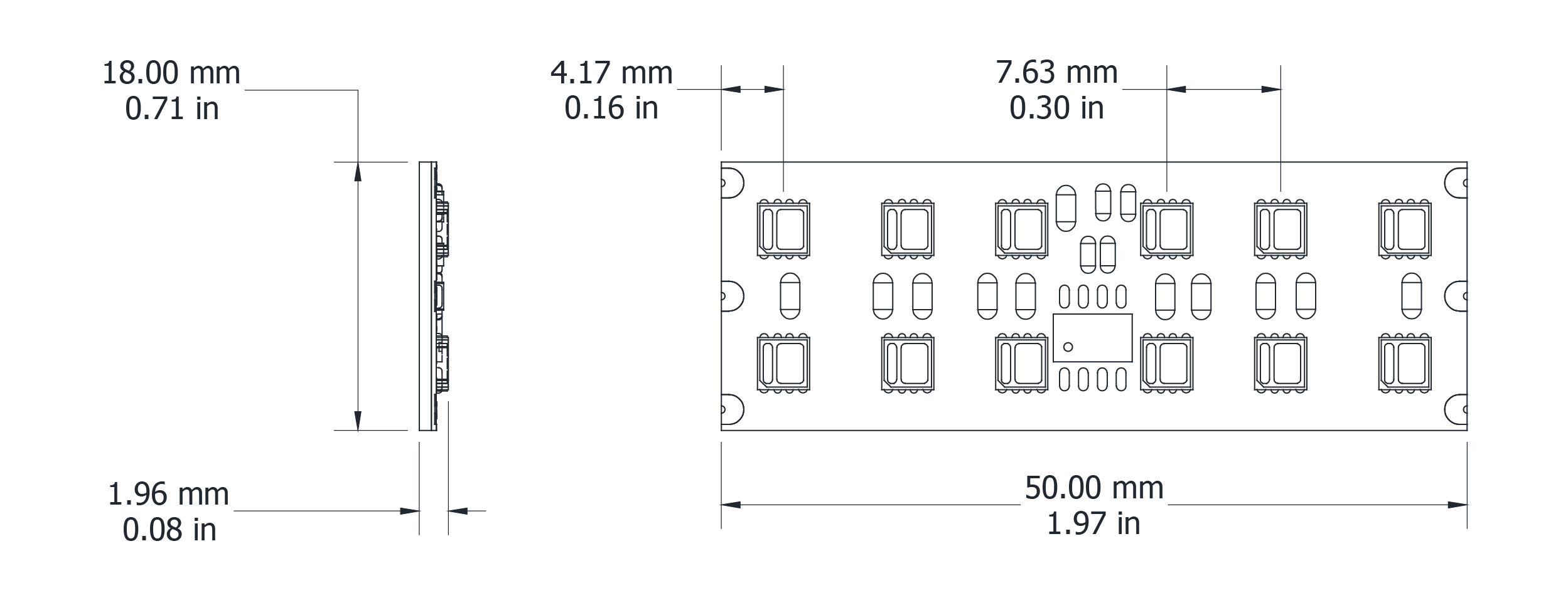 Drawing Image for Double Line RGBW Pixel 120 IP20