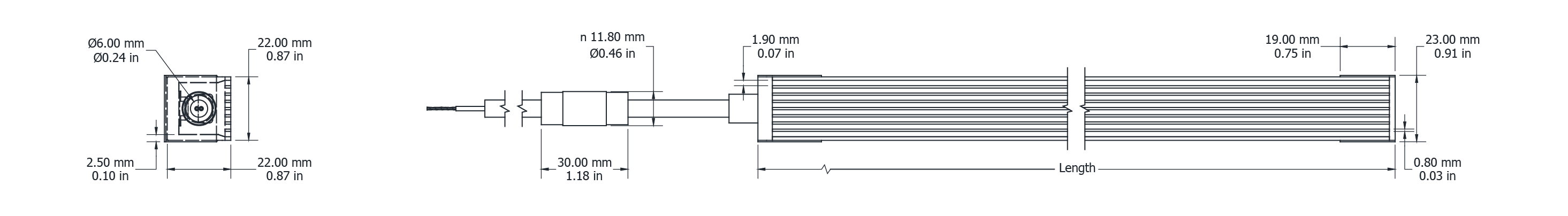 Drawing Image for Ultimo Neon 22 Anti-Glare Line TV 