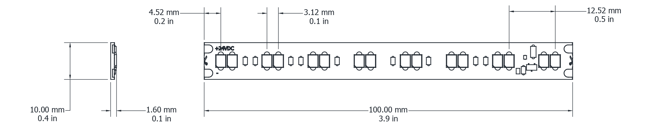 Drawing Image for Eco Flex Dim To Warm 80 IP54
