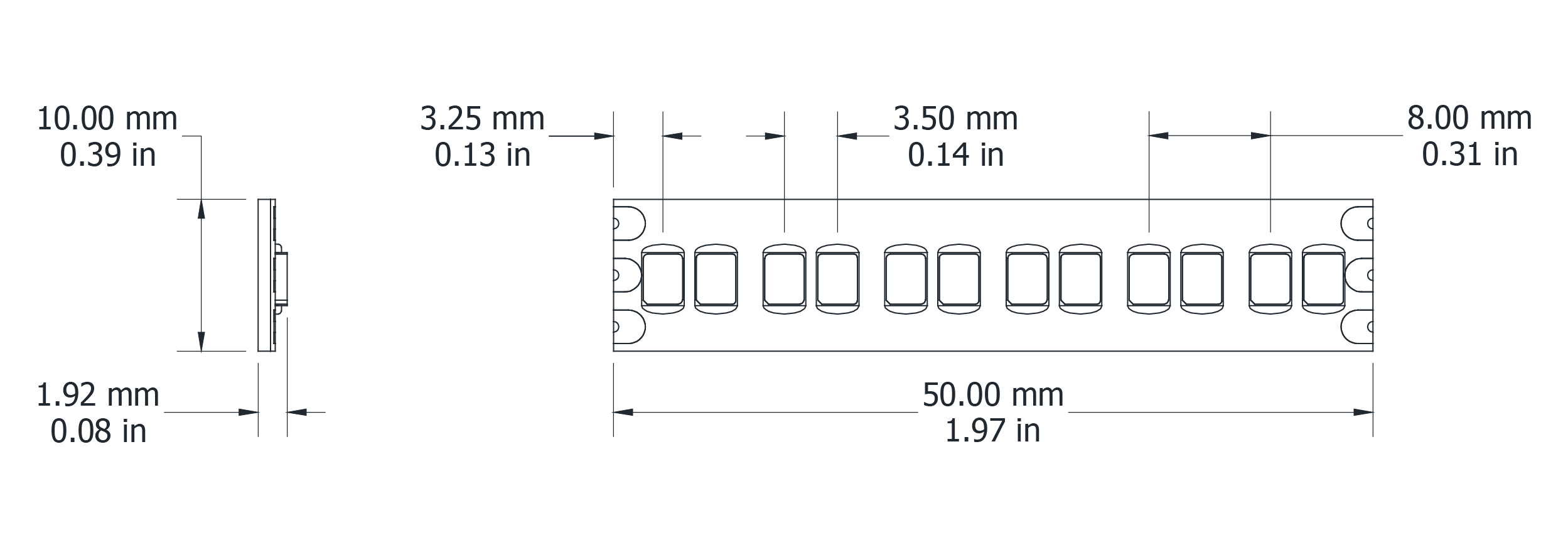 Drawing Image for Lumen Line Dynamic White 120 IP54