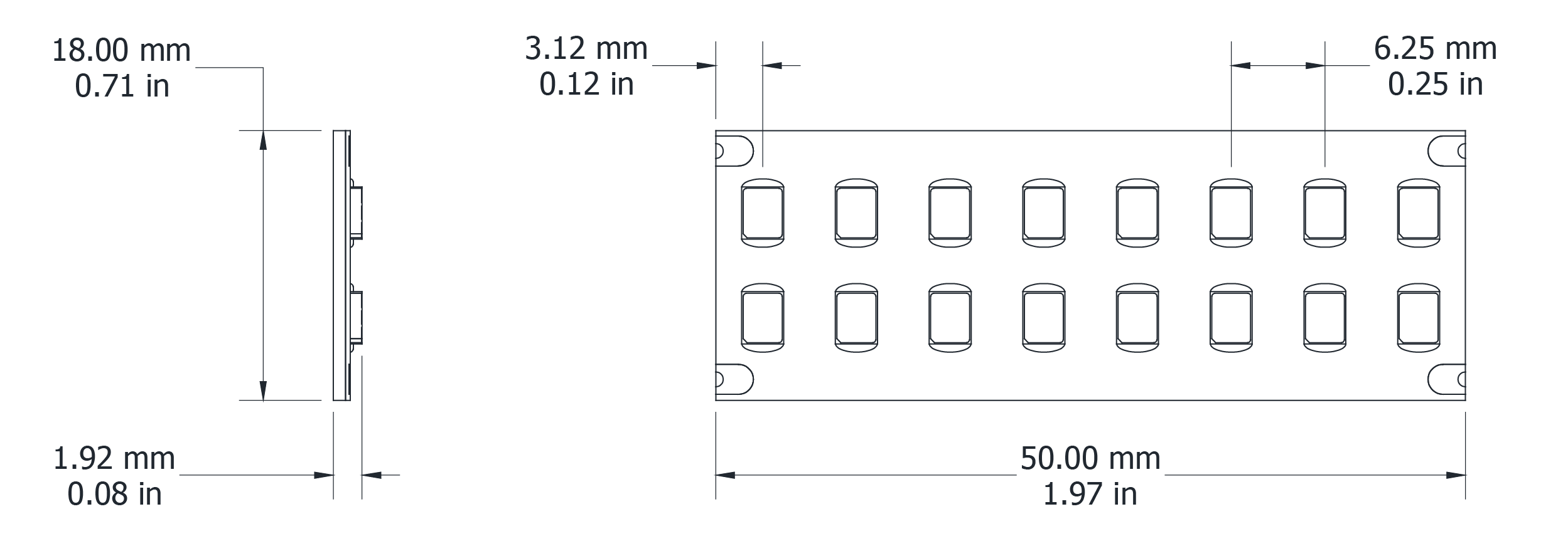 Drawing Image for Double Line 160 IP20