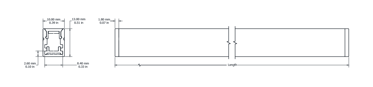 Drawing Image for Flex Profile Nano 1013