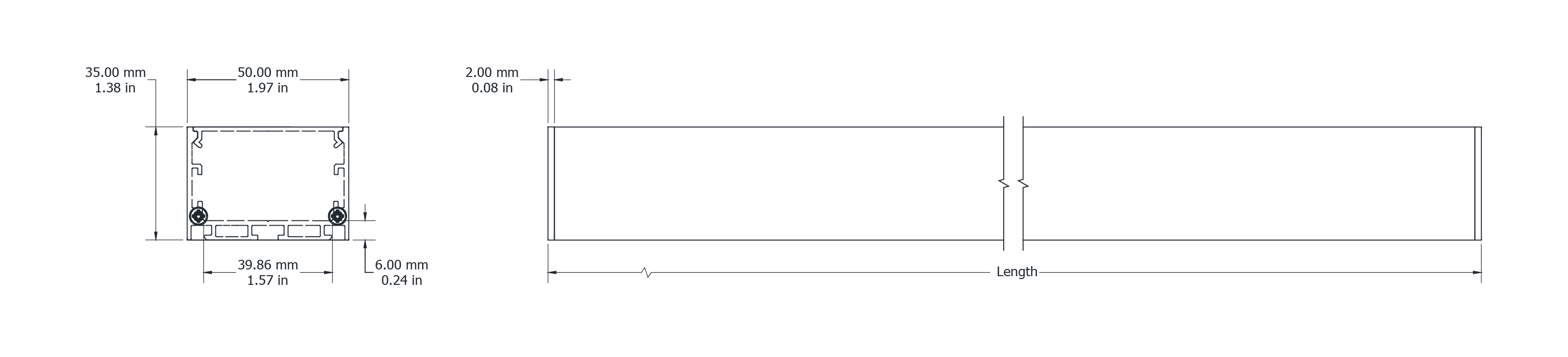 Drawing Image for Flex Profile Surface 5035