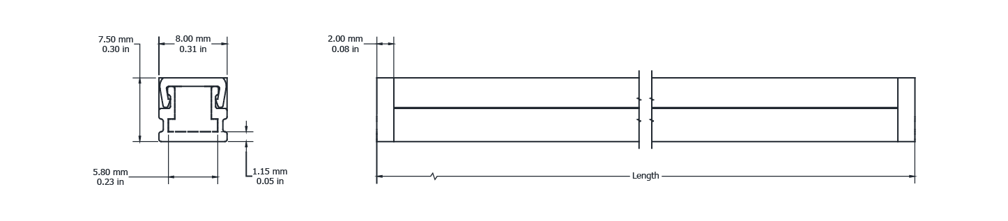 Drawing Image for Flex Profile Nano 0808