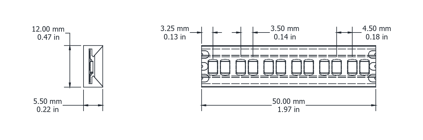 Drawing Image for Power Flex Dynamic White 120 IP67