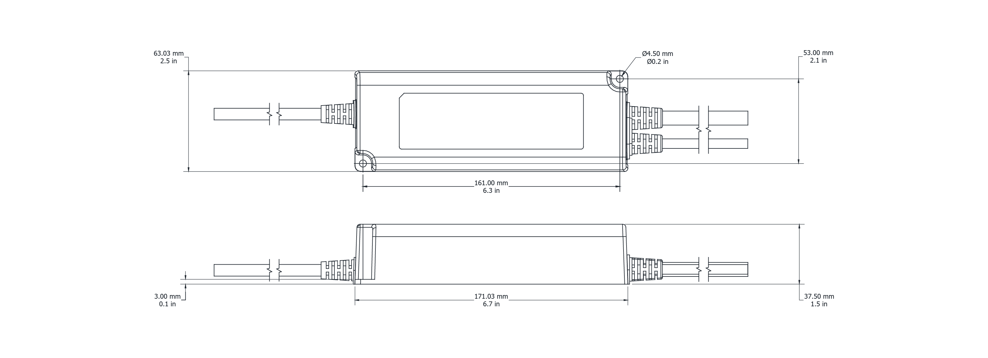 Drawing Image for Flex Drive 90W 24V Switching 