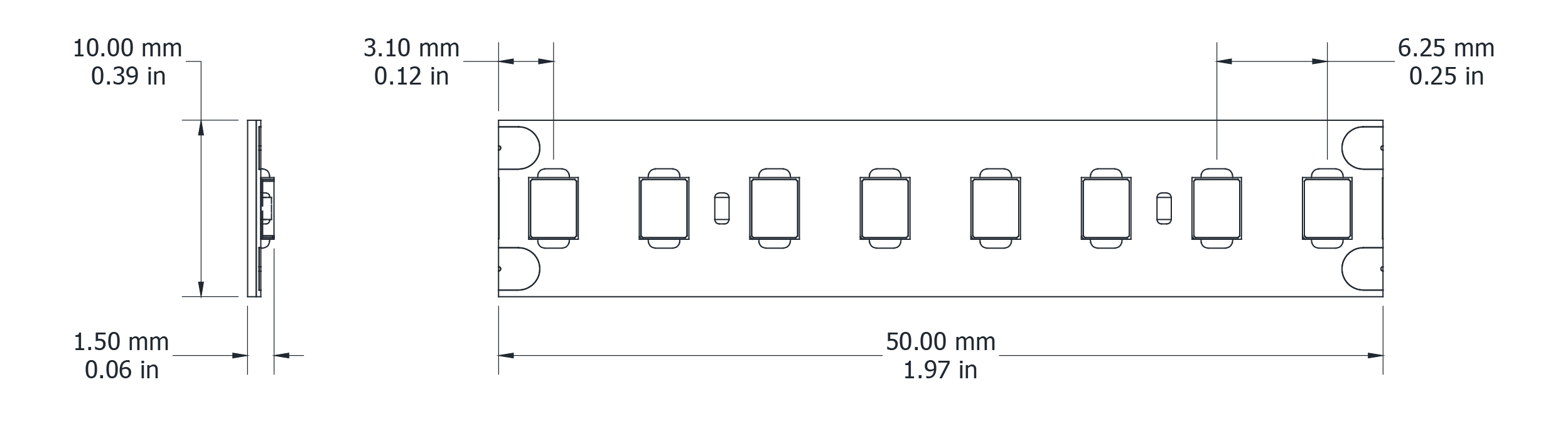 Drawing Image for Lumen Line 160 IP20