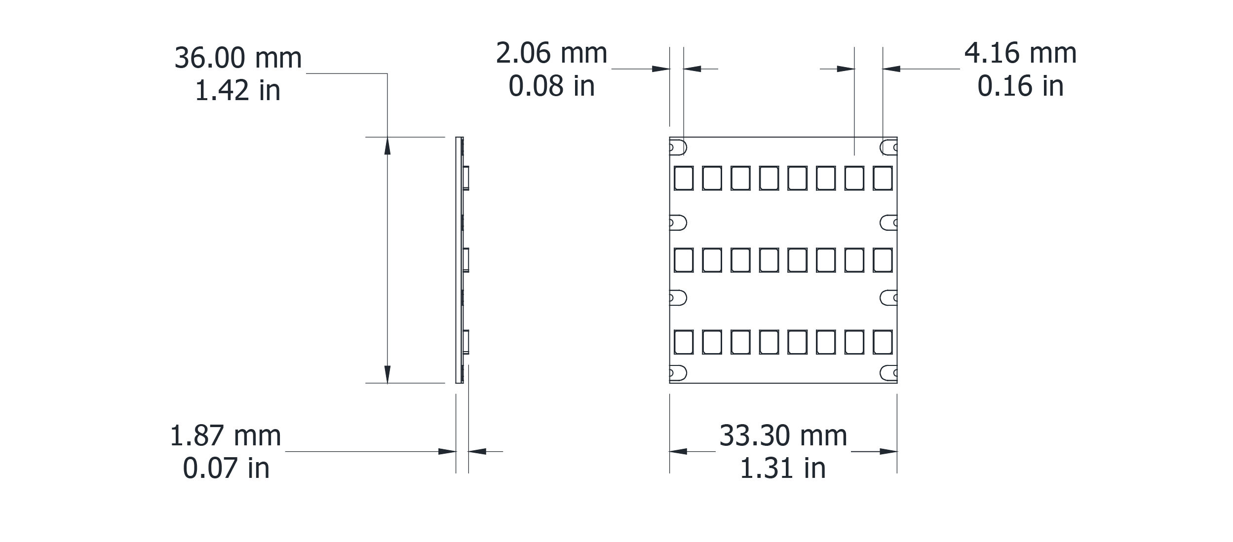 Drawing Image for Triple Line 240 IP54