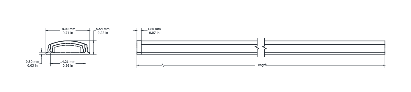 Drawing Image for Flex Profile Surface 1806