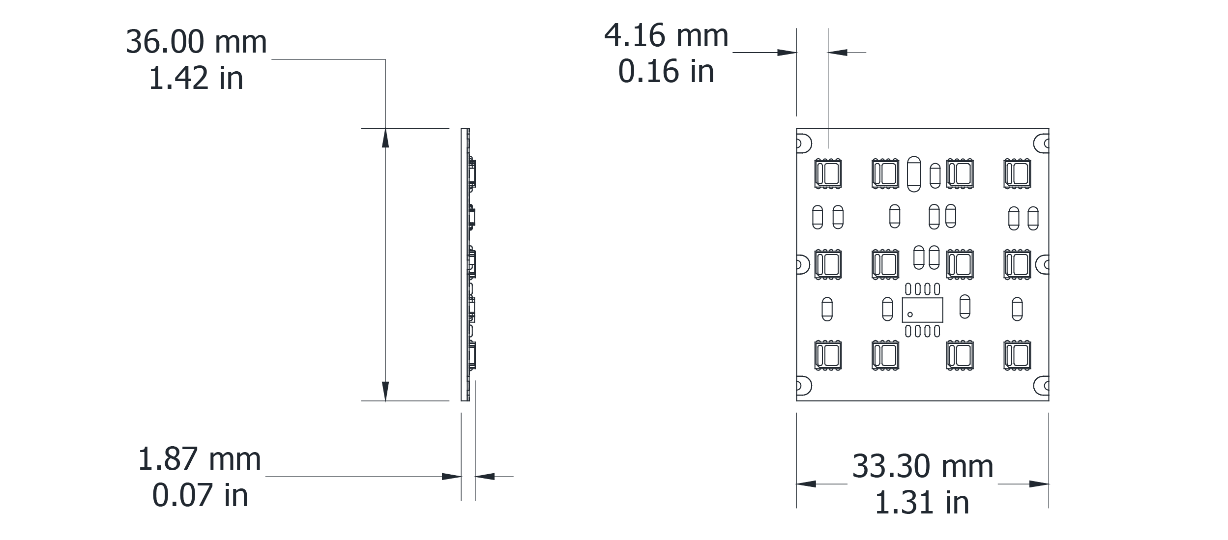 Drawing Image for Triple Line RGBW Pixel 120 IP54