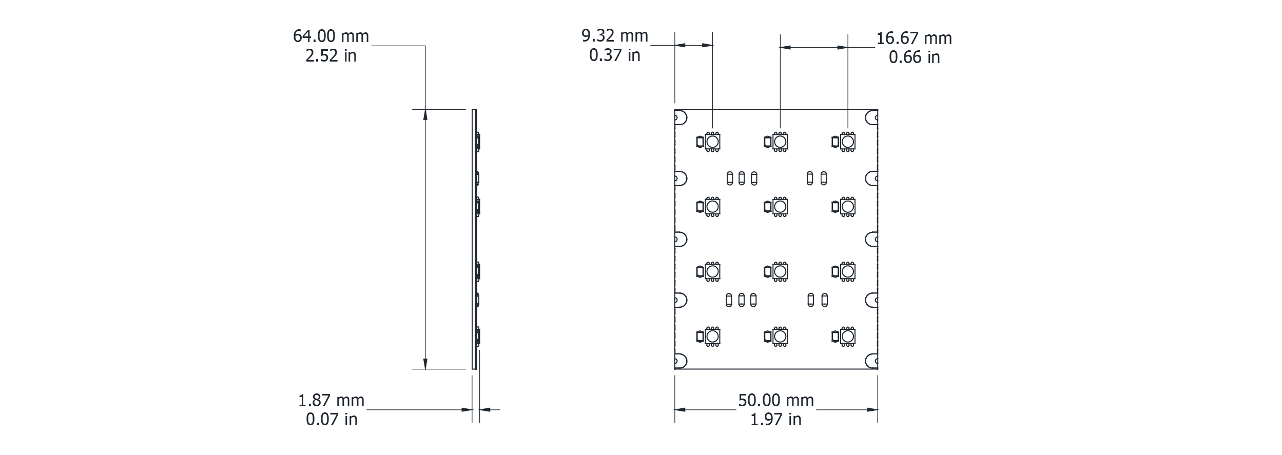 Drawing Image for Quadruple Line RGBW 120 IP20
