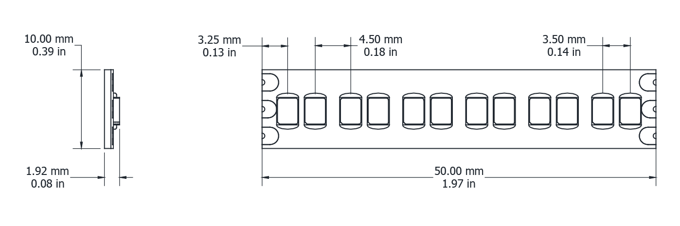 Drawing Image for Power Flex Dynamic White 120 IP54