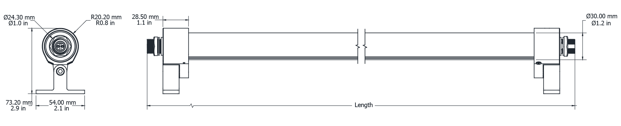 Drawing Image for Rigid Optico Aqua