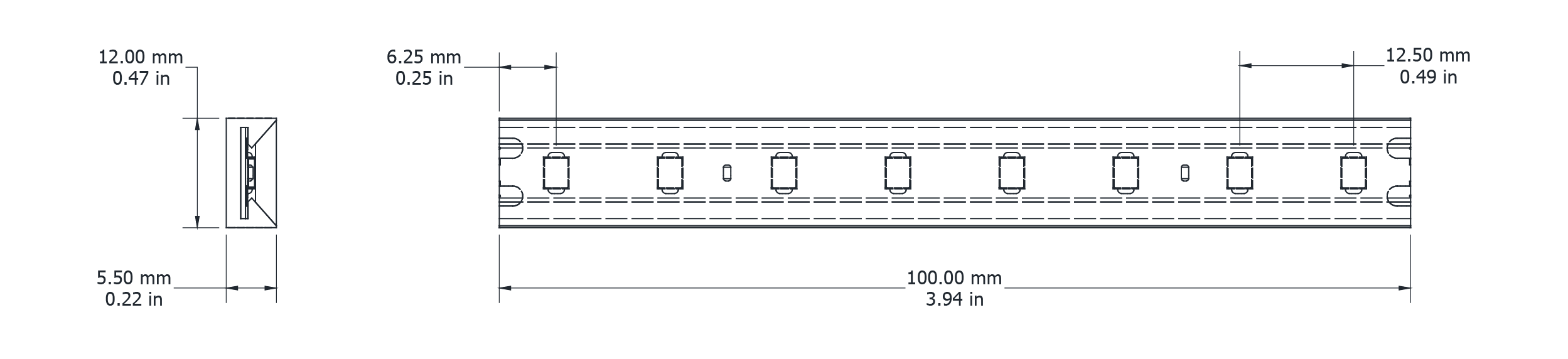 Drawing Image for Lumen Line 80 IP67