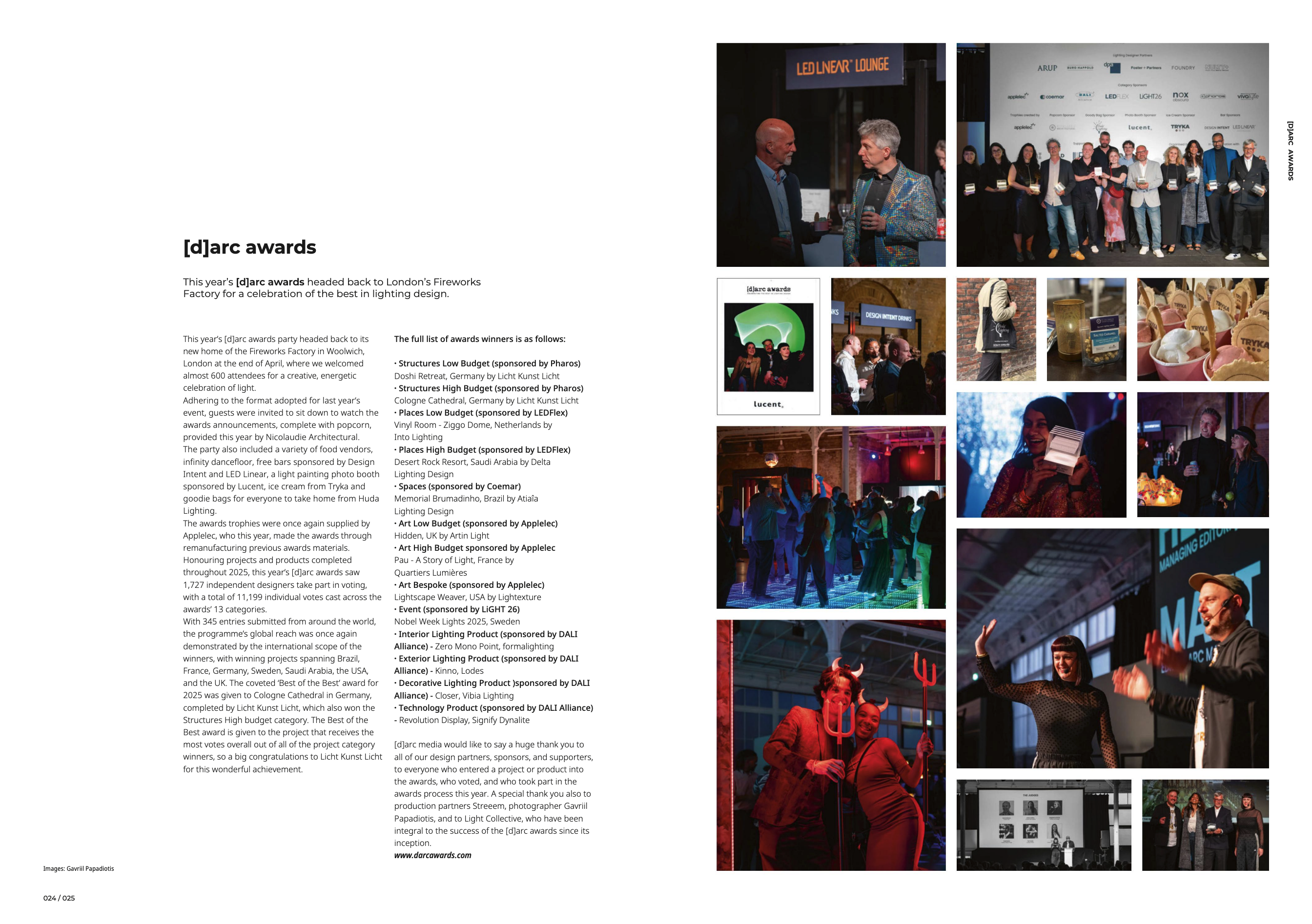 LEDFlex Featured in arc Magazine's [d]arc Awards 2025 Coverage