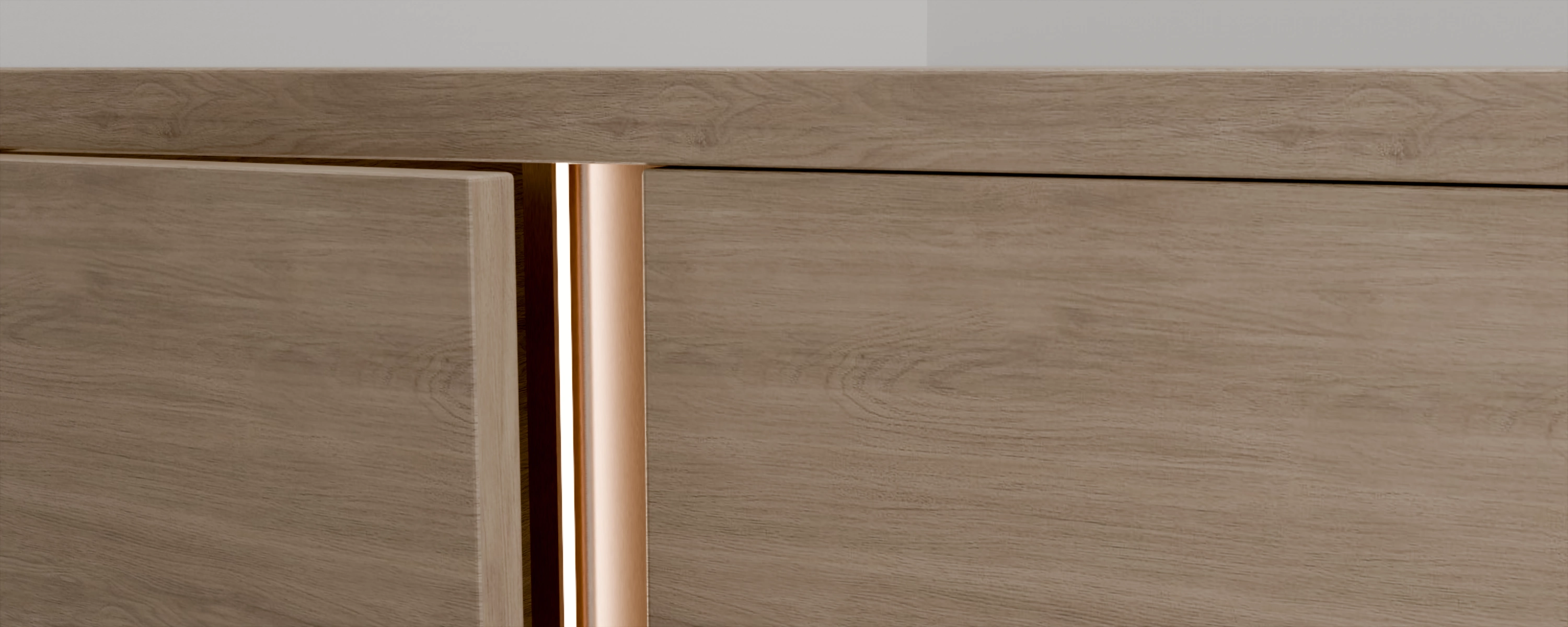 Vertical Grip Double Door Pull 